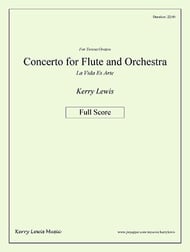 Concerto for Flute and Orchestra Orchestra sheet music cover Thumbnail